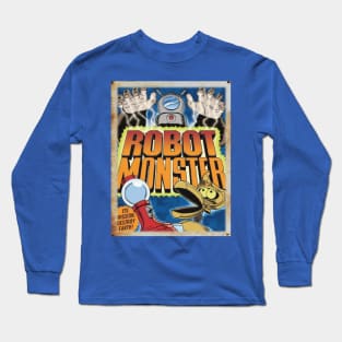 Mystery Science Rusty Barn Sign 3000 - Robot Monster Long Sleeve T-Shirt